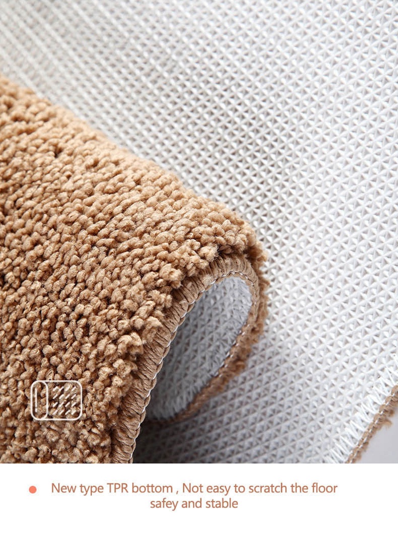 Bathroom anti-slip floor mat polyester fiber-7